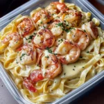 Ultimate Lobster & Shrimp Alfredo Fettuccine Recipe