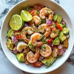 Zesty Shrimp Avocado Salad Recipe