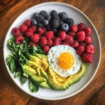 Avocado, Egg & Berry Power Breakfast Plate Recipe