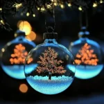 Baking Soda Glow Winter Tree Ornaments Recipe