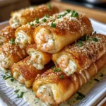 Creamy Garlic Shrimp Game Day Rolls Recipe