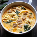 Creamy Sausage Tortellini Soup Recipe (Quick and Cozy!)