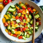 Crunchy Cucumber and Bell Pepper Salad Recipe