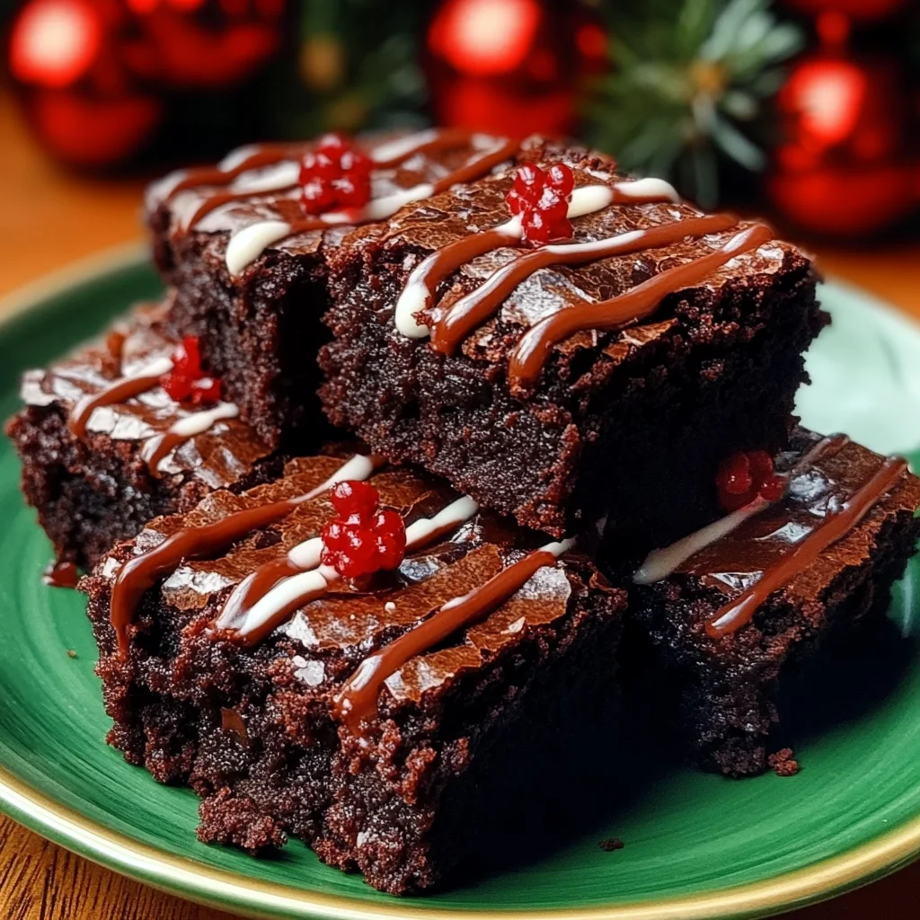 Delicious Christmas Present Brownies Recipe