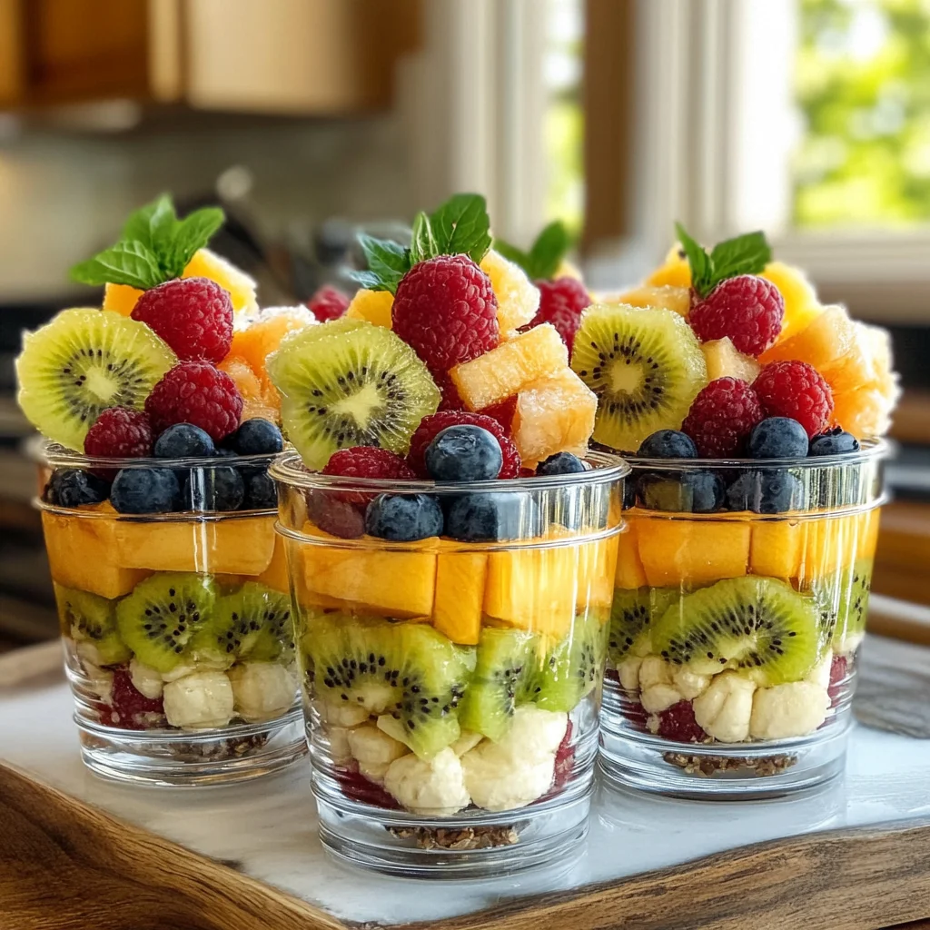 Deliciously Easy Layered Fruit Cups Recipe