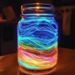 DIY Dish Soap Glowing Jar Recipe