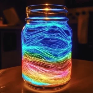 DIY Dish Soap Glowing Jar Recipe