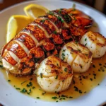 Garlic Butter Lobster Tail & Golden Seared Scallops Recipe