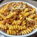 Velveeta Beef Rotini with Creamy Italian Marinara Recipe