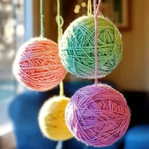 Easy Thread Ball Decoration Recipe